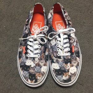 ASPCA Cat All-Over Print Vans